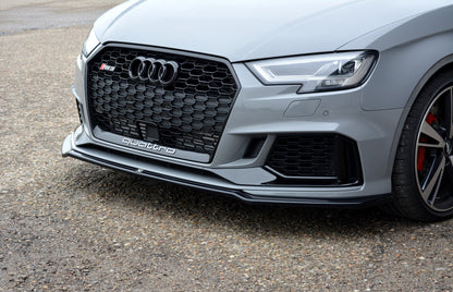 Front Ansatz V.2 für Audi RS3 8V FL Limousine schwarz matt