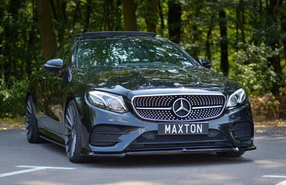 Front Ansatz V.2 für Mercedes-Benz E-Klasse W213 Coupe (C238) AMG-Line schwarz Hochglanz