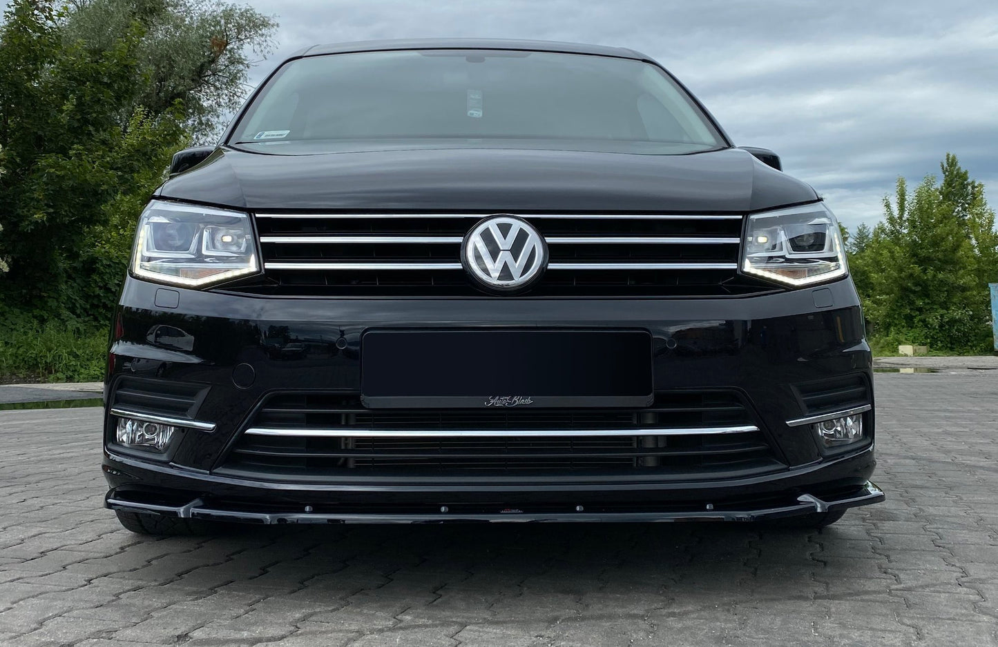 Front Ansatz für Volkswagen Caddy Mk. 4 Carbon Look
