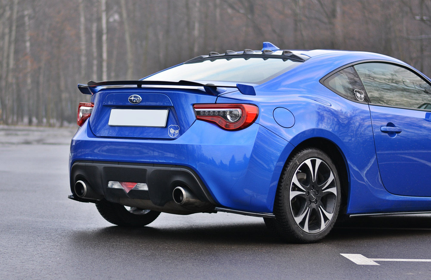 Spoiler CAP V.2 für SUBARU BRZ/ TOYOTA GT86 FACELIFT   schwarz Hochglanz