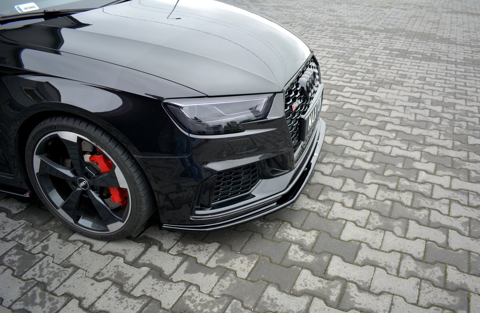 Front Ansatz V.1 für Audi RS3 8V FL Sportback Carbon Look