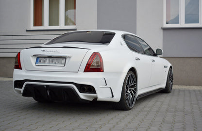 Seitenschweller Ansatz für MASERATI QUATTROPORTE MK5 FACELIFT  schwarz matt