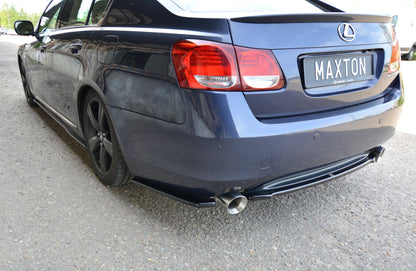 Heck Ansatz Flaps Diffusor für LEXUS GS MK.3 Carbon Look