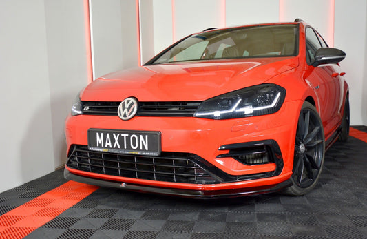 Front Ansatz V.6 für VW Golf 7 R / R-Line Facelift Carbon Look