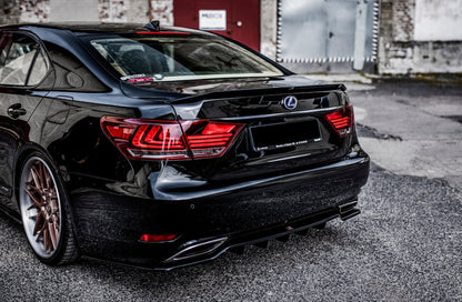 Spoiler CAP für Lexus LS Mk4 Facelift schwarz matt