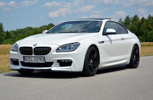Seitenschweller Ansatz für BMW 6er F13 M Paket schwarz matt