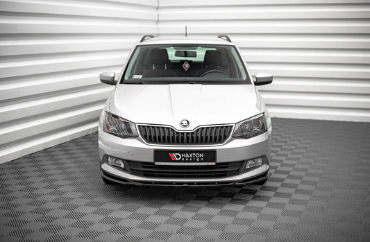 Front Ansatz V.2 für Skoda Fabia Mk3 schwarz matt