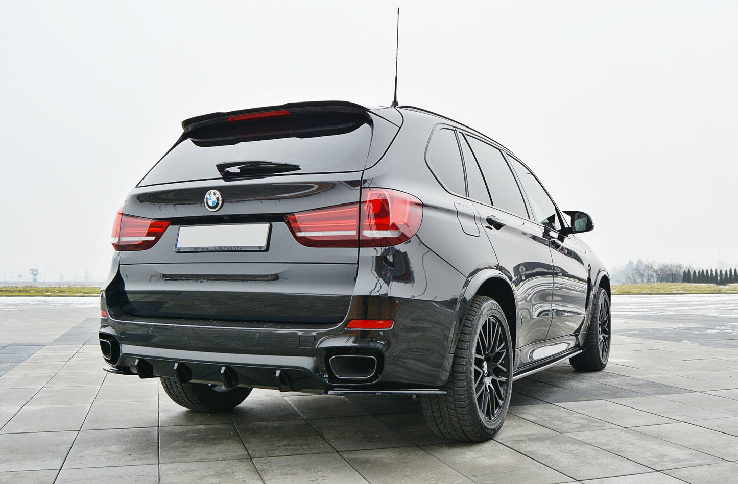 Spoiler CAP für BMW X5 F15 M Paket Carbon Look