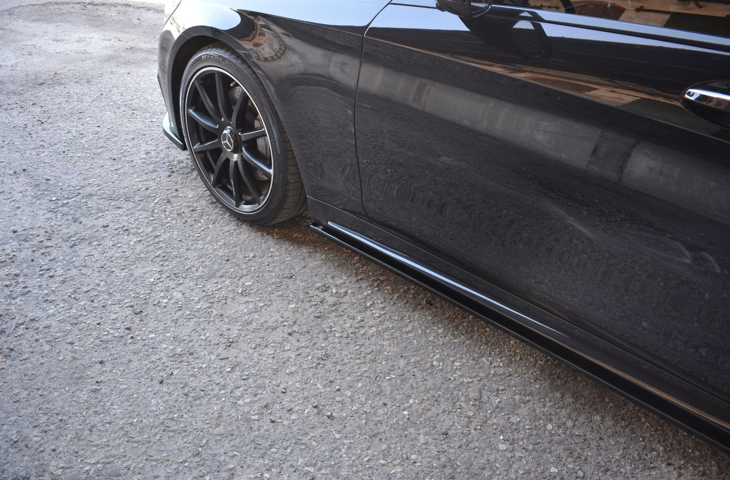 Seitenschweller Ansatz für Mercedes S-KLASSE AMG-LINE W222 Carbon Look