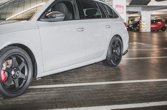 Seitenschweller Ansatz für V.1 für Skoda Octavia RS Mk4 Carbon Look