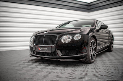 Front Ansatz V.2 für Bentley Continental GT V8 S Mk2 schwarz Hochglanz