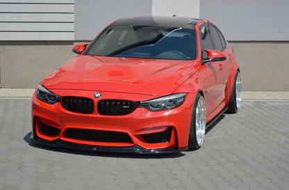Front Ansatz V.1 für BMW M3 F80  schwarz Hochglanz