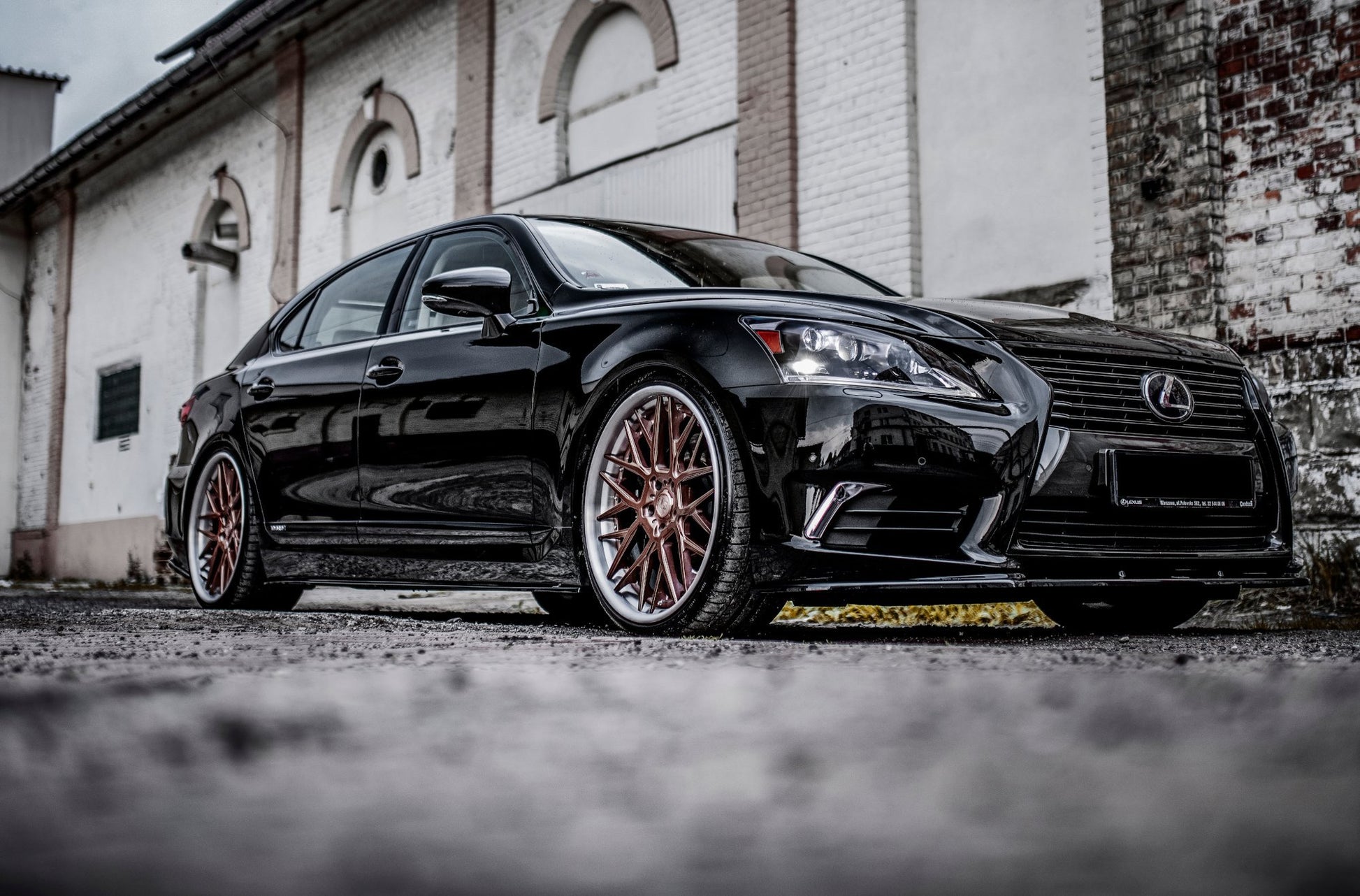 Seitenschweller Ansatz für Lexus LS Long Wheelbase Mk4 Facelift schwarz matt