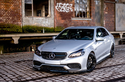 Front Ansatz für Mercedes-Benz E63 AMG Limousine W212 Facelift schwarz matt