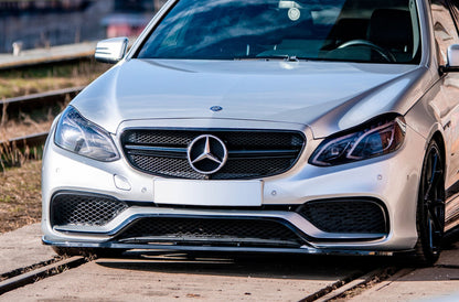 Front Ansatz für Mercedes-Benz E63 AMG Limousine W212 Facelift schwarz matt