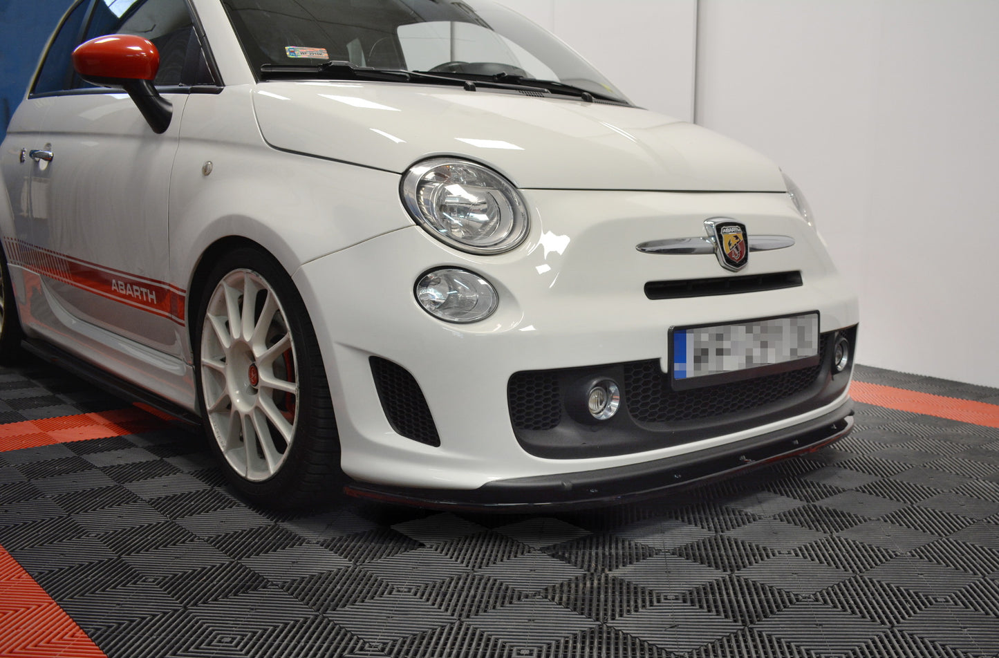 Front Ansatz für FIAT 500 ABARTH MK1  schwarz matt