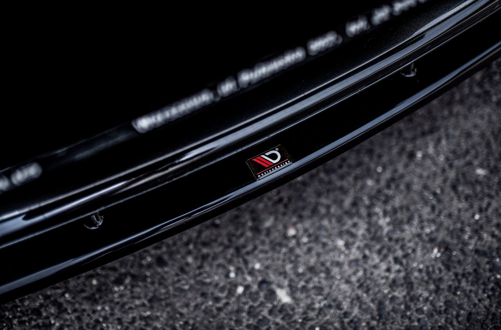 Front Ansatz für Lexus LS Mk4 Facelift schwarz matt