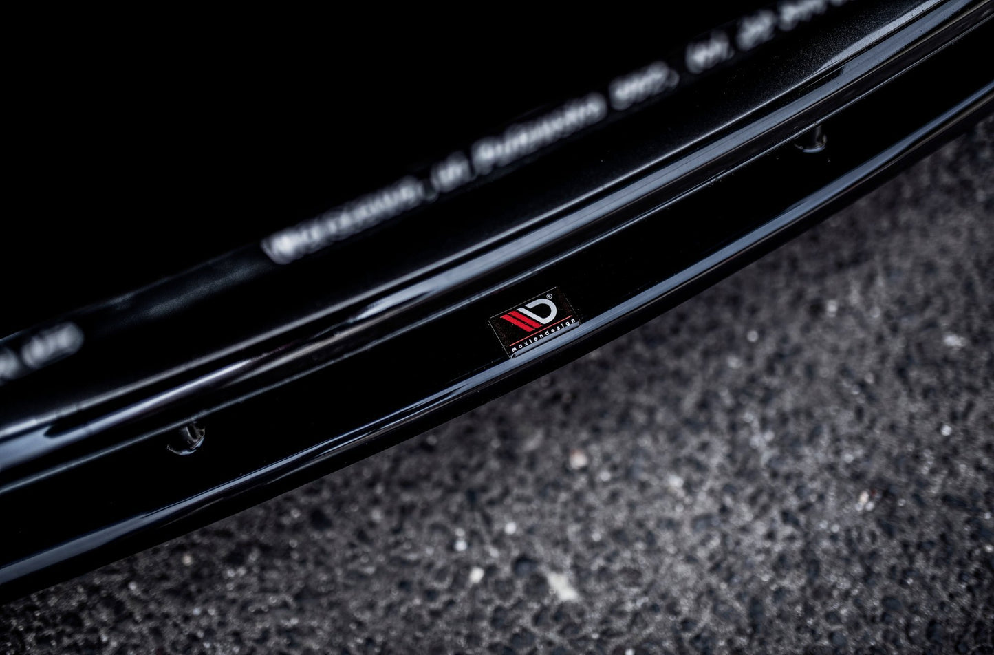 Front Ansatz für Lexus LS Mk4 Facelift schwarz Hochglanz