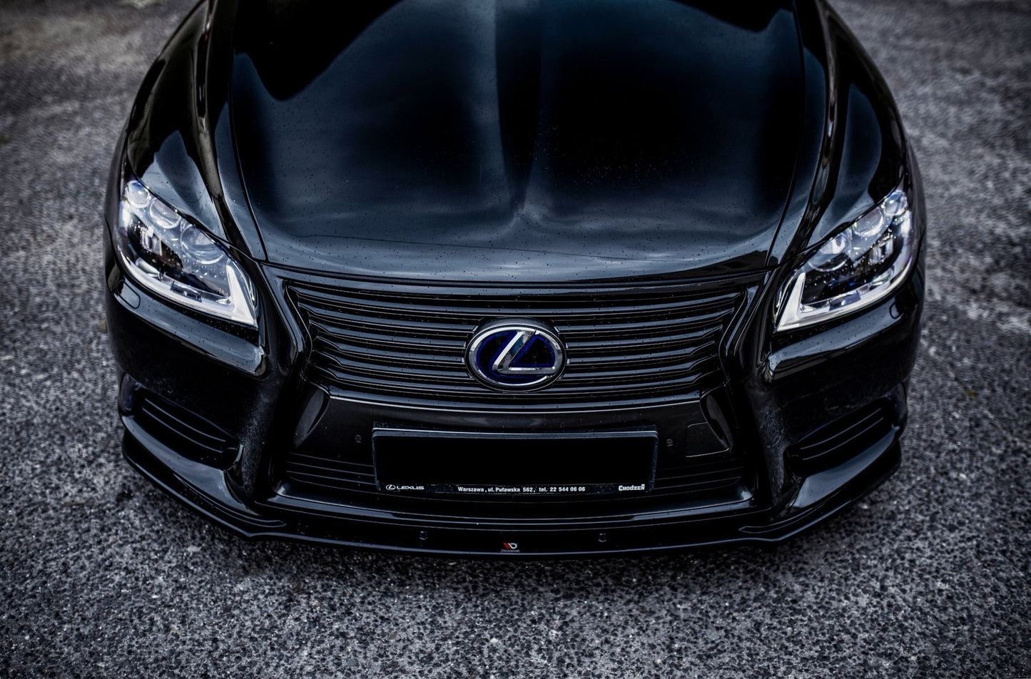 Front Ansatz für Lexus LS Mk4 Facelift Carbon Look