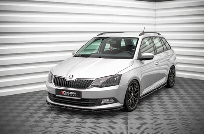 Front Ansatz V.2 für Skoda Fabia Mk3 schwarz matt