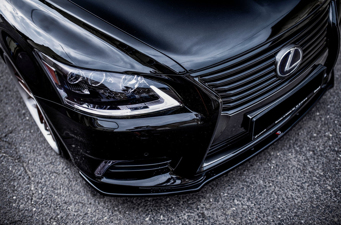 Front Ansatz für Lexus LS Mk4 Facelift Carbon Look