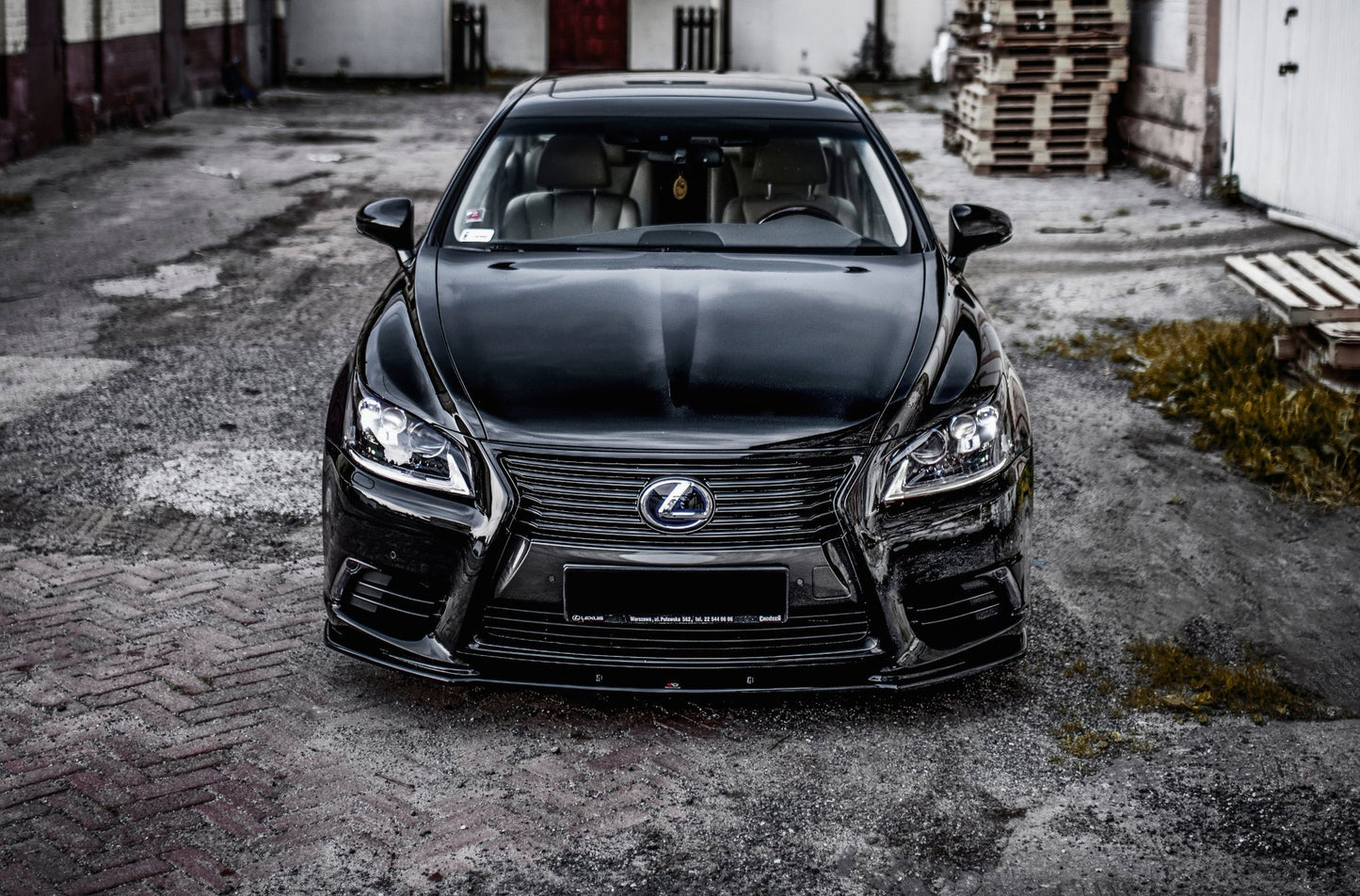 Front Ansatz für Lexus LS Mk4 Facelift Carbon Look