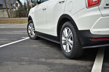 Seitenschweller Ansatz für SSANGYONG TIVOLI Carbon Look