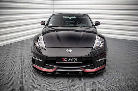 Front Ansatz V.2 für Nissan 370Z Nismo Facelift schwarz matt