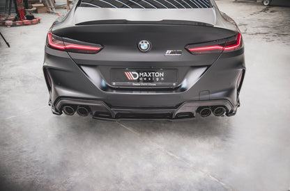 Mittlerer Diffusor Heck Ansatz für BMW M8  Gran Coupe F93 Carbon Look