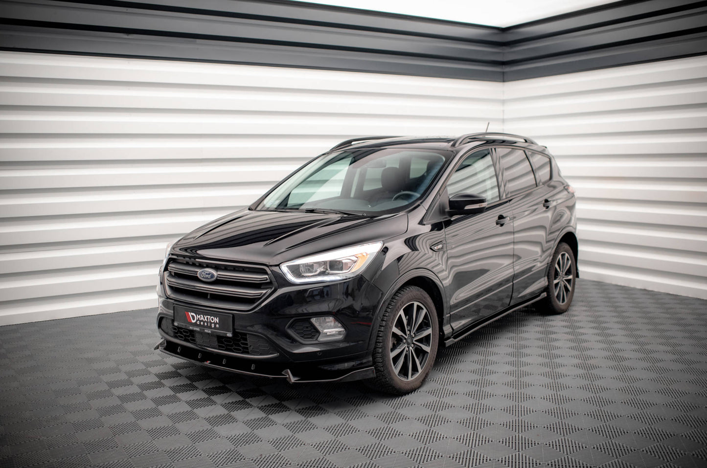 Seitenschweller Ansatz für Ford Escape ST-Line Mk3 Carbon Look