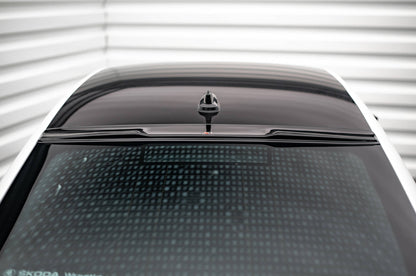 Heckscheiben Spoiler für Skoda Octavia Liftback Mk4 schwarz matt