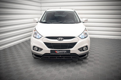 Front Ansatz für Hyundai ix35 Mk1 schwarz Hochglanz