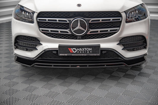 Front Ansatz für Mercedes-Benz GLS AMG-Line X167 schwarz Hochglanz