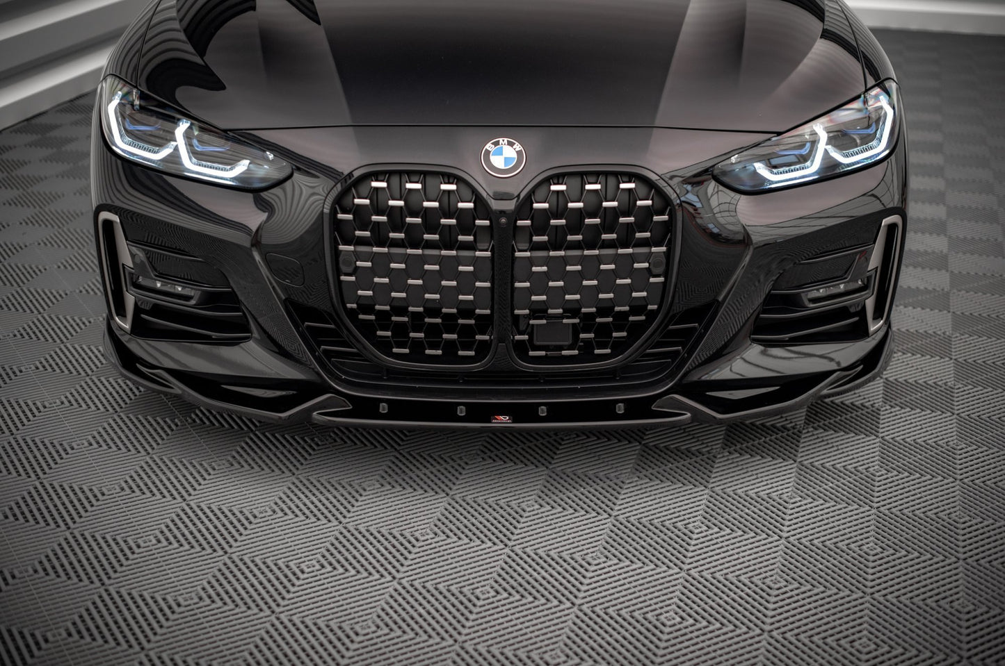Front Ansatz V.2 für BMW 4er M-Paket G22 Carbon Look