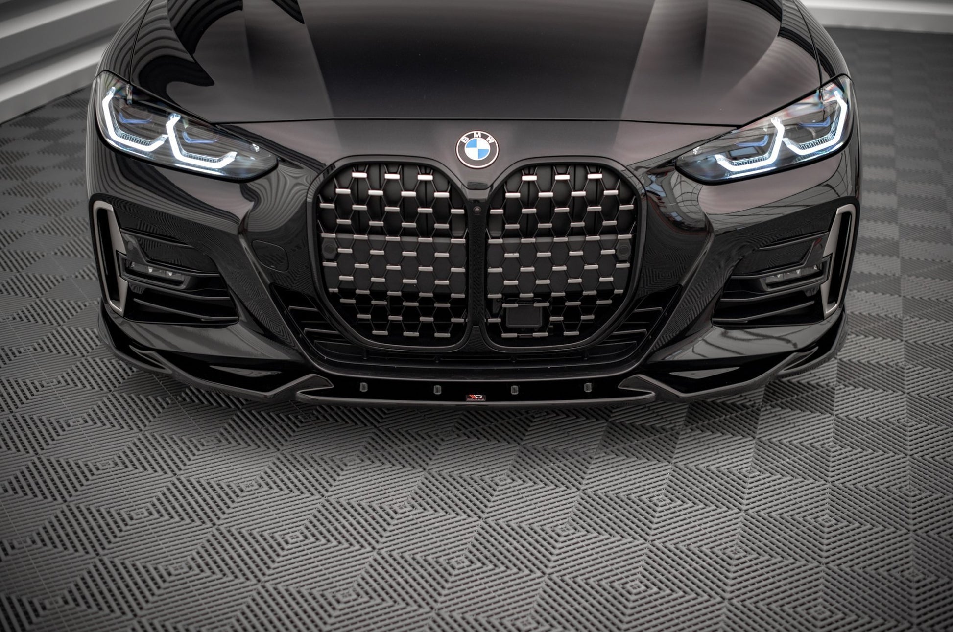 Front Ansatz V.2 für BMW 4er M-Paket G22 Carbon Look