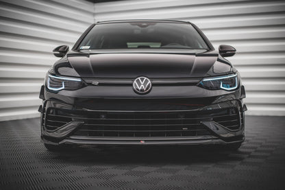 Front Ansatz V.6 für Volkswagen Golf R Mk8 Carbon Look