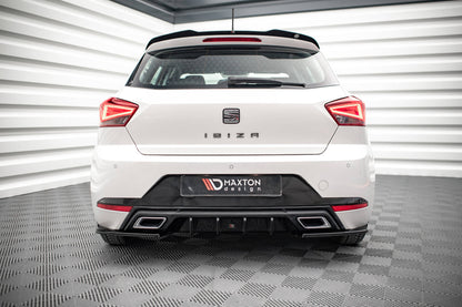 Diffusor Heck Ansatz für Seat Ibiza FR/ Standard Mk5 Carbon Look
