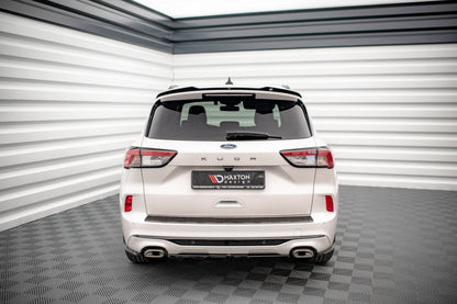 Mittlerer Diffusor Heck Ansatz für Ford Kuga ST-Line Mk3 schwarz Hochglanz