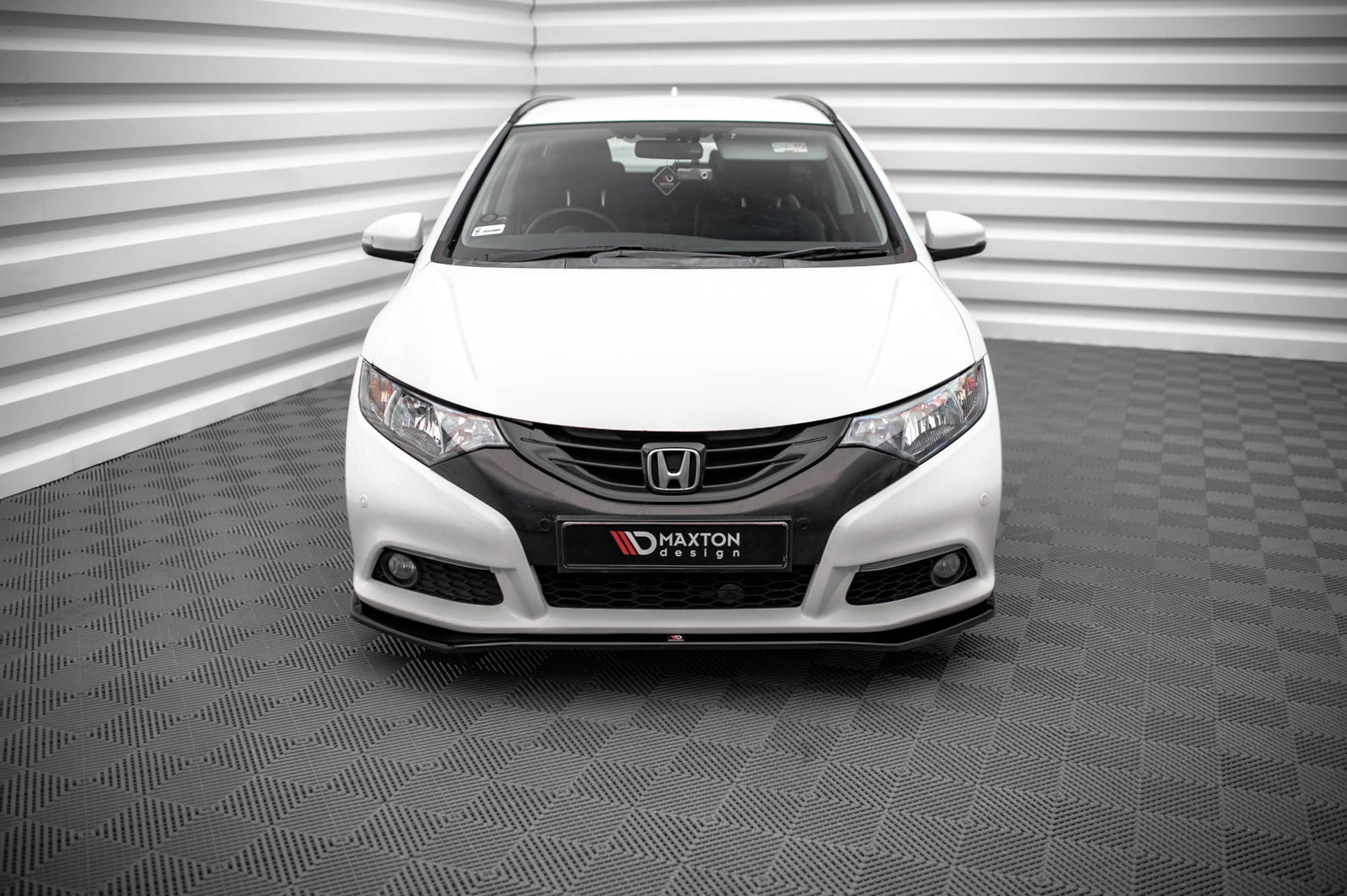 Front Ansatz V.1 für Honda Civic Mk9 schwarz matt