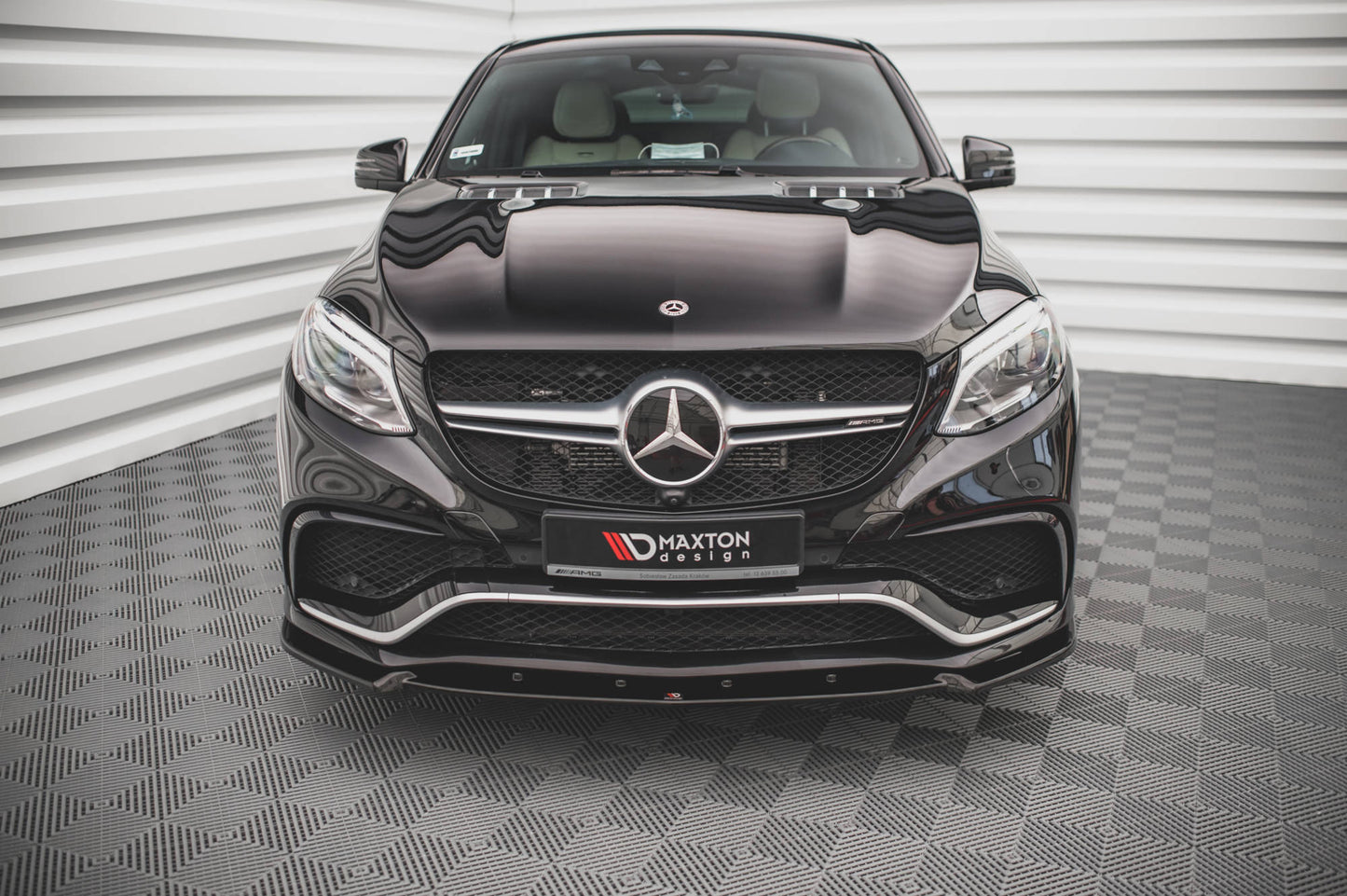 Front Ansatz V.1 für Mercedes-Benz GLE 63 AMG C292 schwarz matt