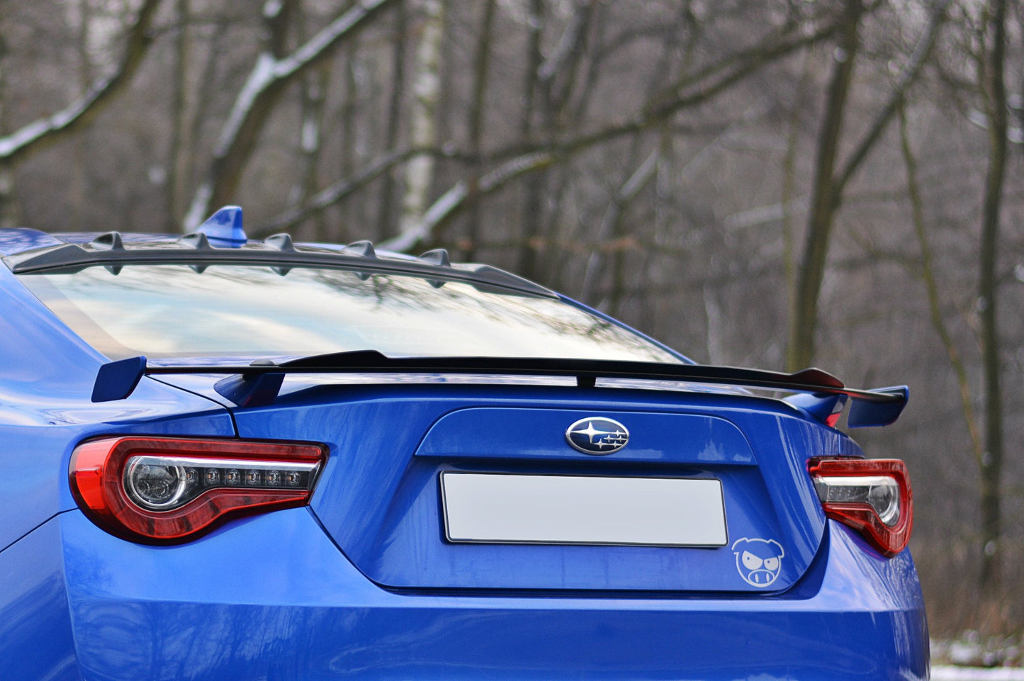 Spoiler CAP V.2 für SUBARU BRZ/ TOYOTA GT86 FACELIFT   schwarz Hochglanz