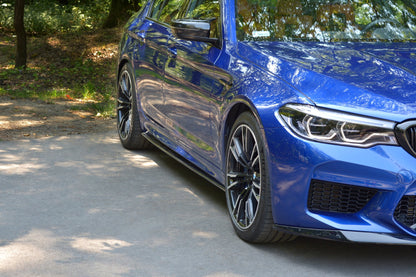 Seitenschweller Ansatz für BMW M5 F90 schwarz matt