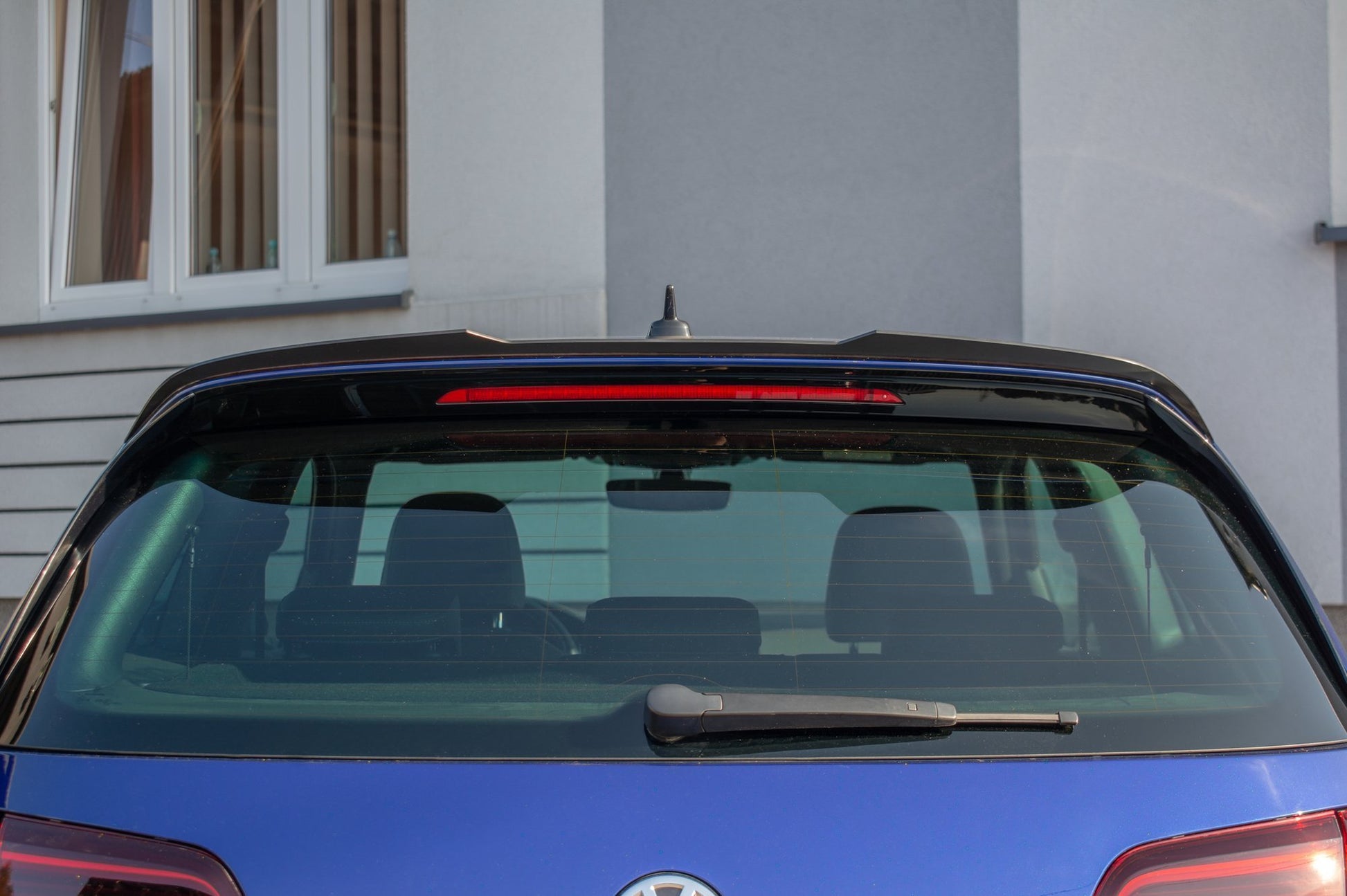 Spoiler CAP V.2 für Volkswagen Golf 7 / 7 Facelift R / R-Line / GTI  Carbon Look