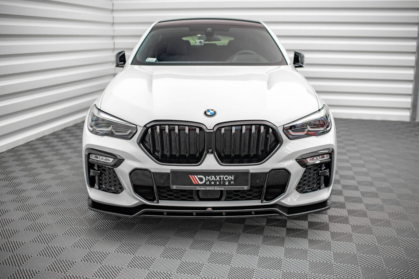 Front Ansatz V.2 für BMW X6 M-Paket G06 Carbon Look