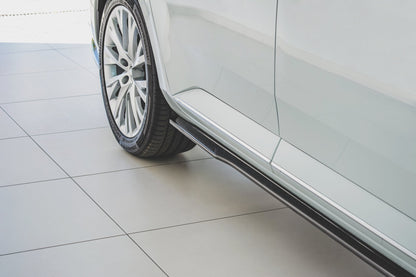Seitenschweller Ansatz für Skoda Superb Mk3 FL Carbon Look
