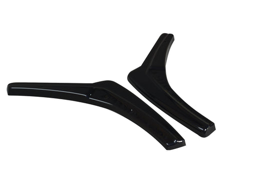 Heck Ansatz Flaps Diffusor V.2 für BMW 1er F20/F21 M-POWER FACELIFT schwarz Hochglanz