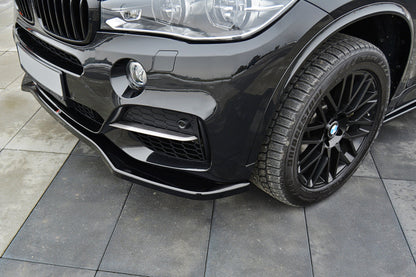 Front Ansatz V.1 für BMW X5 F15 M Paket schwarz matt