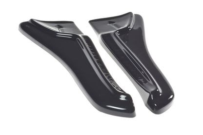 Heck Ansatz Flaps Diffusor V.1 für TESLA MODEL X  Carbon Look