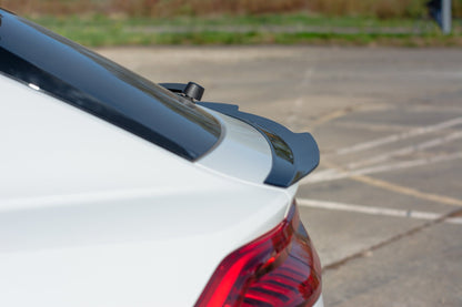 Spoiler CAP V.2 für Audi Q8 S-line schwarz matt