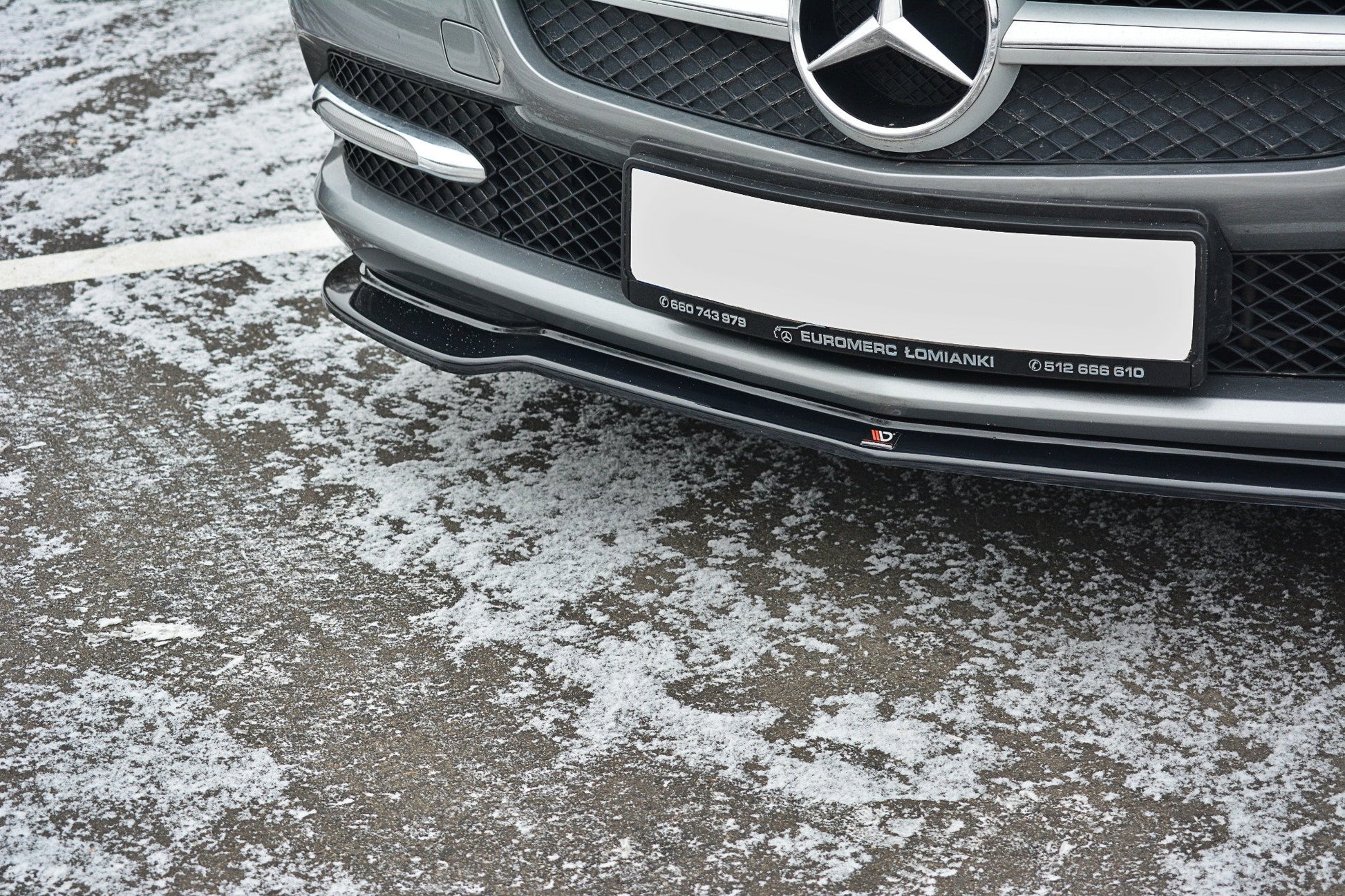 Front Ansatz V.1 für Mercedes SLK R172  schwarz matt